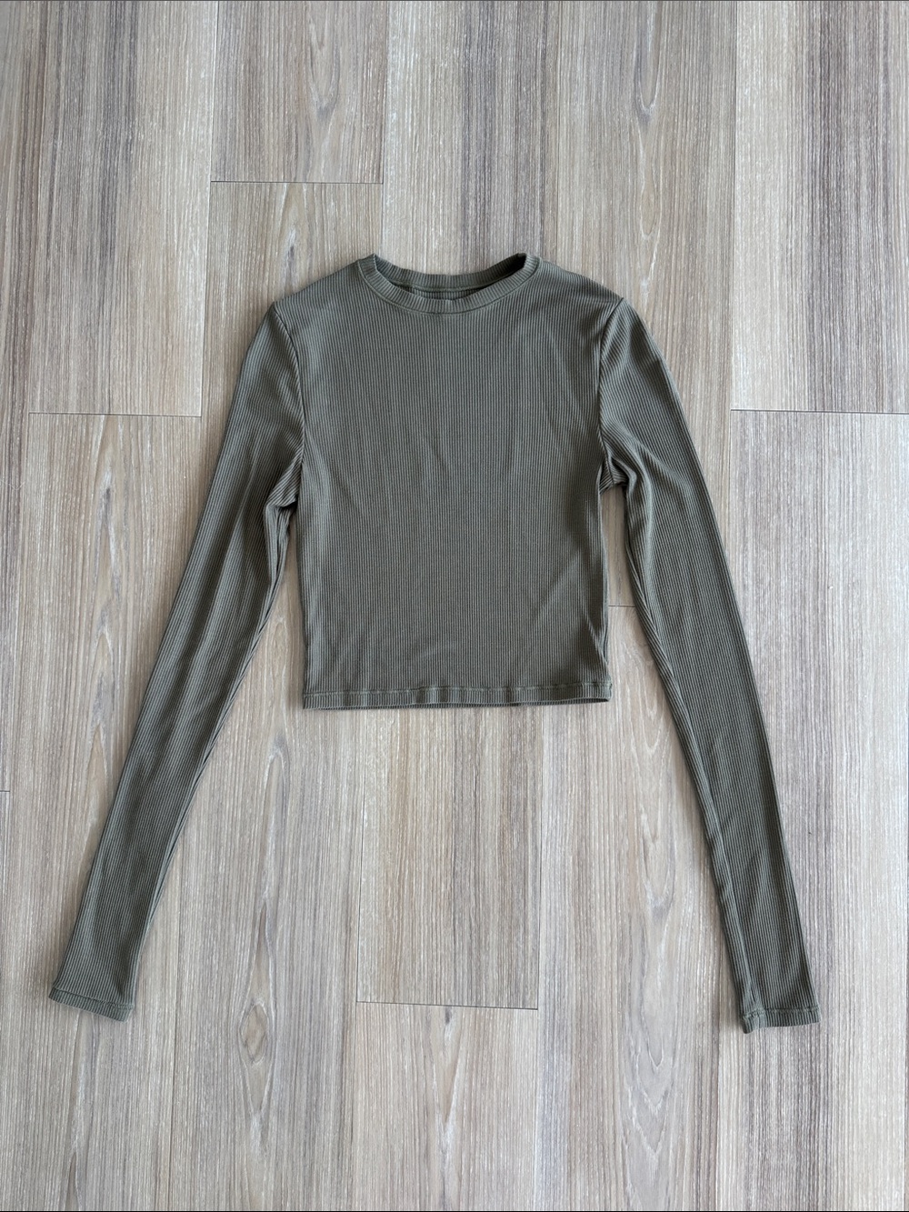 Amazon Women’s Ribbed Long Sleeve Top